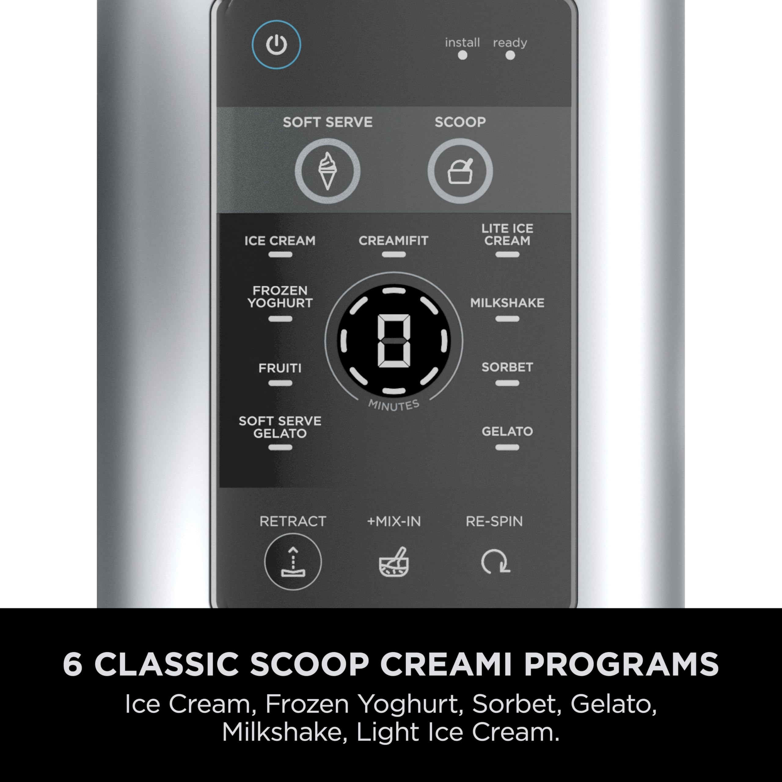 Ninja Swirl by CREAMi Soft Serve & Ice Cream Maker with 2x Tubs, 13 Functions, Makes Ice Cream